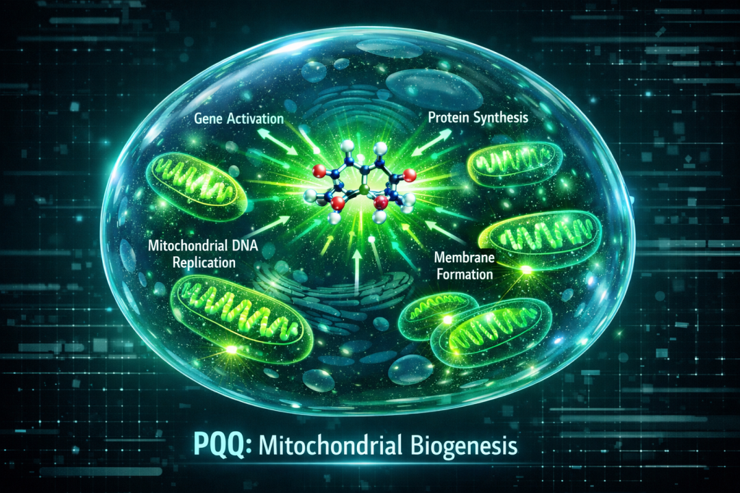 Artigo PQQ detalhando as ativações de células